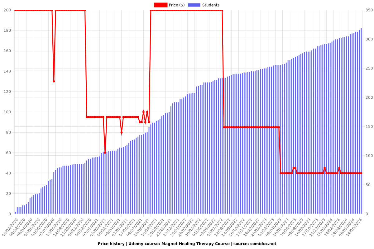 Magnet Healing Therapy Course - Price chart